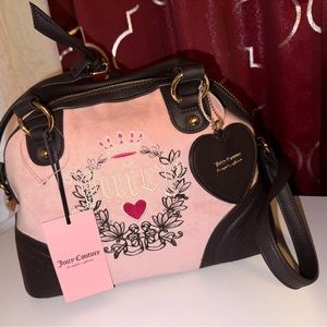 Juicy Couture Bag Pink Diamond HERITAGE SATCHEL NWT